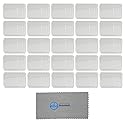 25 Pack Micro SD Micro SDHC Memory Card Plastic Storage Jewel Case with (1) Everything But Stromboli MicroFiber Contact Cleaning Cloth