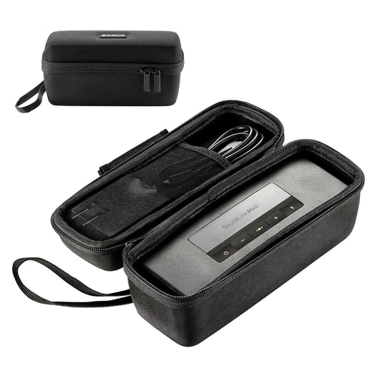caseling Hard Case Fits Bose soundlink Mini II (1 and 2 Gen) Portable Wireless Speaker & Charger/Cable Accessories - Fits with The Bose Silicone Soft