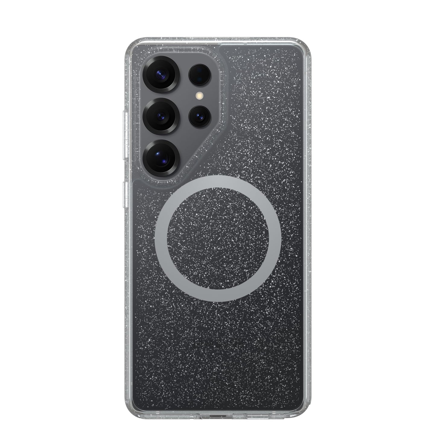 OtterBox Samsung Galaxy S26 Ultra Symmetry Series Case - Stardust 4.0, Clear, Thin, Glitter Samsung Phone Case, Built-in Fast Charge Magnets & Raised
