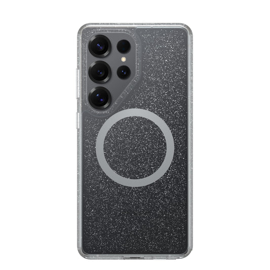 OtterBox Samsung Galaxy S26 Ultra Symmetry Series Case - Stardust 4.0, Clear, Thin, Glitter Samsung Phone Case, Built-in Fast Charge Magnets & Raised