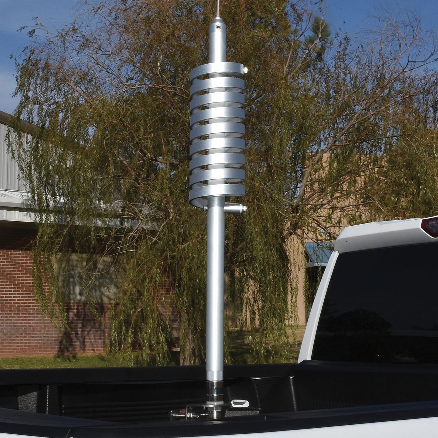 Tram TBFC-9 37,000-Watt Big FlatCat Trucker Aluminum CB Antenna with 51-1/4-Inch Stainless Steel Whip and 9-Inch Shaft