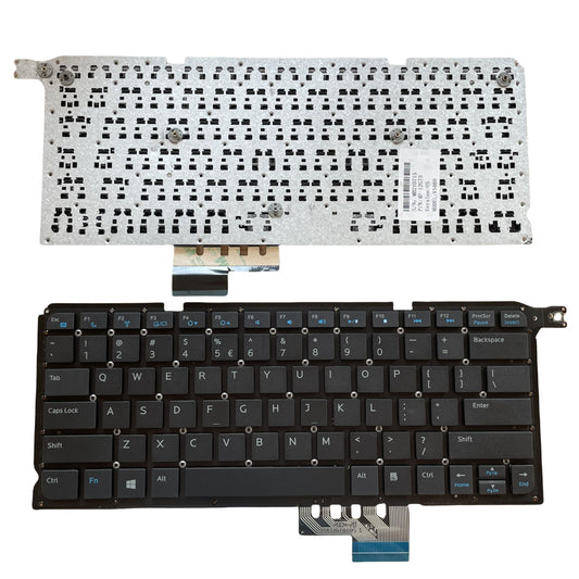YIJIATech Replacement Keyboard with Screwdriver US Layout for Dell Vostro 5460 Series V5460 5470 5480 V5480 V5470 P41G 14-5439 5480R Black Frameless