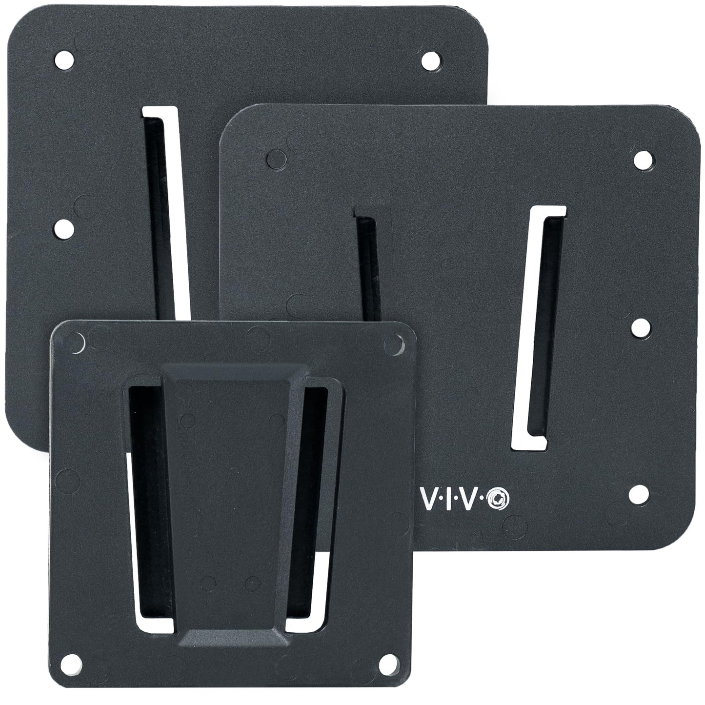 VIVO Anti-Rust Quick Release Plastic Polymer RV TV Mount Set for Screens up to 43 inches and 30 lbs, Low Profile, 2 Wall Plates 1 VESA Bracket,
