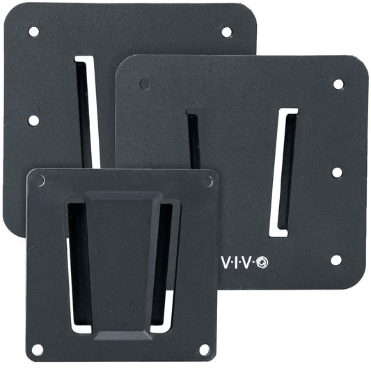 VIVO Anti-Rust Quick Release Plastic Polymer RV TV Mount Set for Screens up to 43 inches and 30 lbs, Low Profile, 2 Wall Plates 1 VESA Bracket,