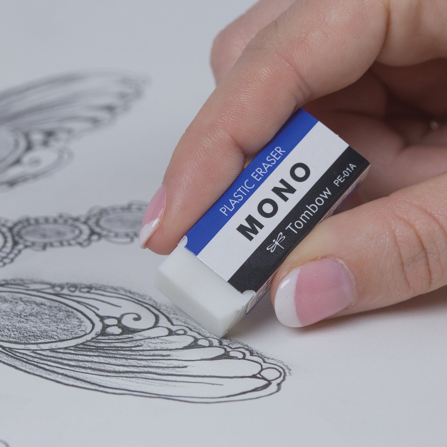 Tombow Mono Display Eraser, 190 Piece, White