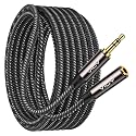 VIOY Headphone Extension Cable 20 FT,[Copper Shell, Hi-Fi Sound] 3.5 mm Male to Female Stereo Audio Cable Nylon Braided Aux Cord for Smartphones