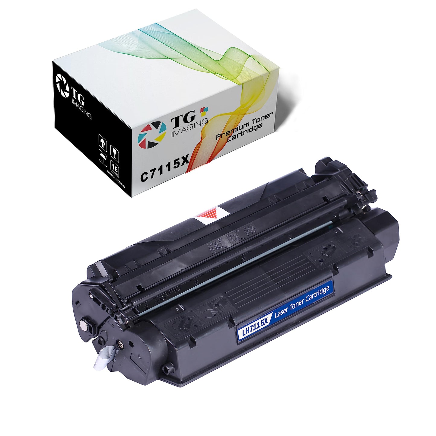 TG Imaging 1-Pack HP15X Compatible Replacement for HP 15X C7115X Toner Cartridge Work with Laser-Jet 1000 1005 1150 1200 1220 1300 3300 3310 3320