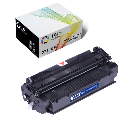 TG Imaging 1-Pack HP15X Compatible Replacement for HP 15X C7115X Toner Cartridge Work with Laser-Jet 1000 1005 1150 1200 1220 1300 3300 3310 3320