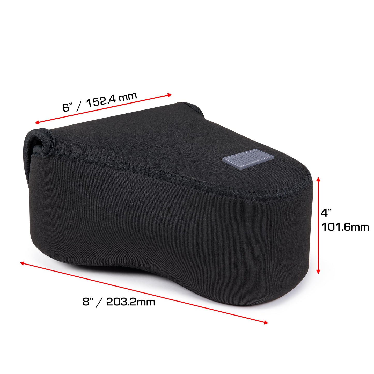 USA Gear Camera Sleeve (Large) for Mid-Size SLRs Compatible with Sony A7 V, Canon EOS R6 Mark II, Nikon Z50II & more - Padded Neoprene DSLR Case