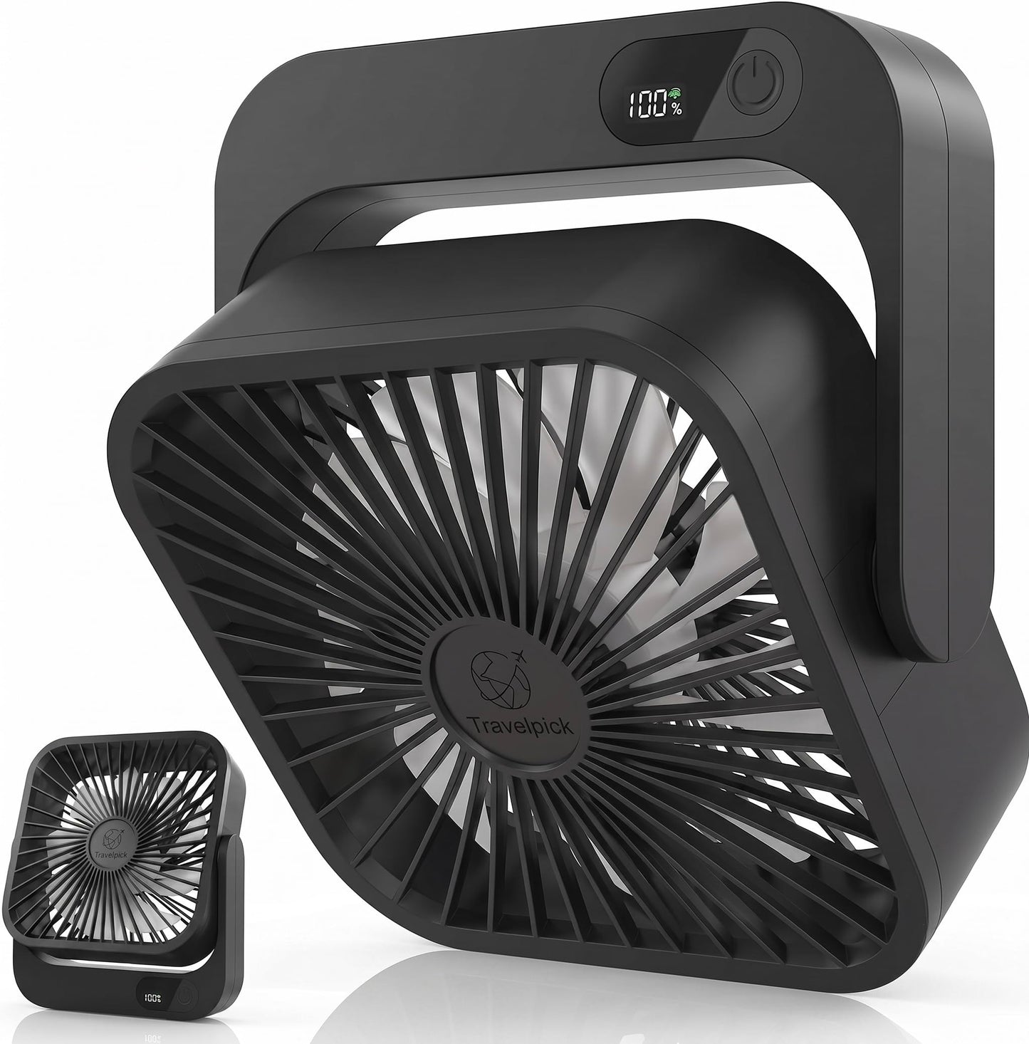 Travelpick Magnetic Fan for Cruise Ship Cabin Approved - 5000mAh 30-Hour Battery, 5-Speed Quiet Portable Cruise Fan, Cruise Essentials 2026, Cruise