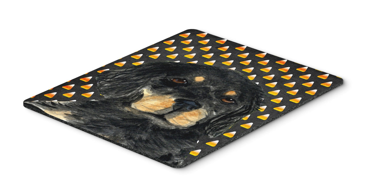 Caroline's Treasures SS4308MP Gordon Setter Candy Corn Halloween Portrait Mouse Pad, Hot Pad or Trivet for Home Office Gaming Working Computers Laptop