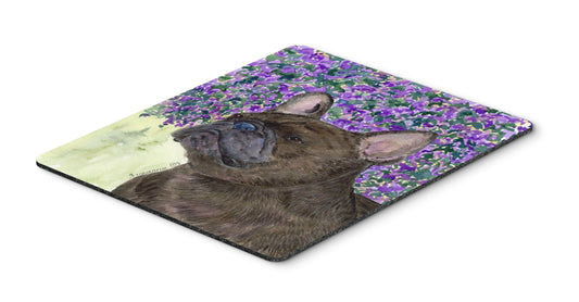 Caroline's Treasures SS8676MP French Bulldog Mouse Pad, Hot Pad or Trivet for Home Office Gaming Working Computers Laptop Mouse Mat,Washable Large