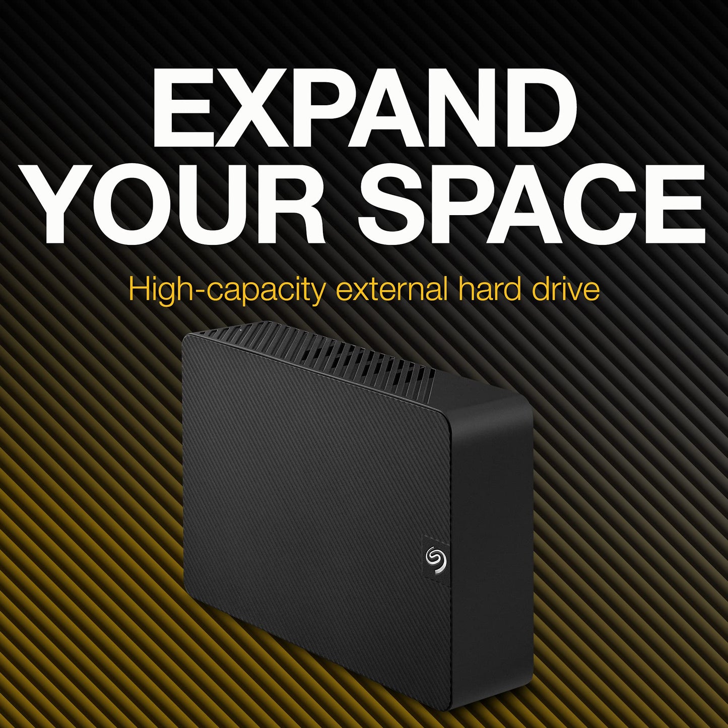 Seagate Expansion STKP4000400 4 TB Desktop Hard Drive - External - Black - Desktop PC, MAC Device Supported - USB 3.0-1 Year Warranty - Retail