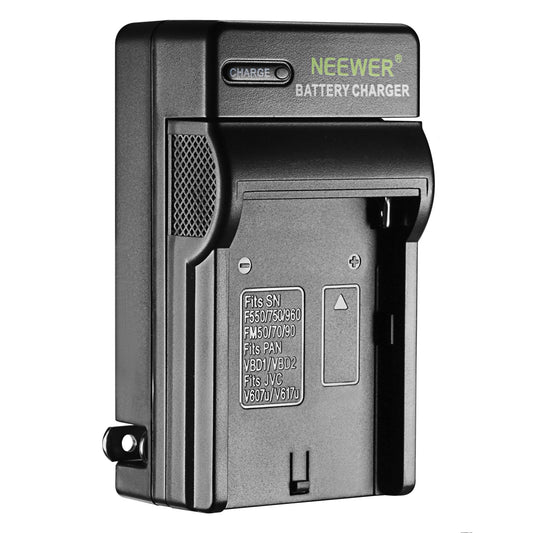 Neewer AC Wall Charger Battery Charger for Sony NP-F550/F750/F960/F330/F570 PA-VBD1 PA-VBD2 Batteries