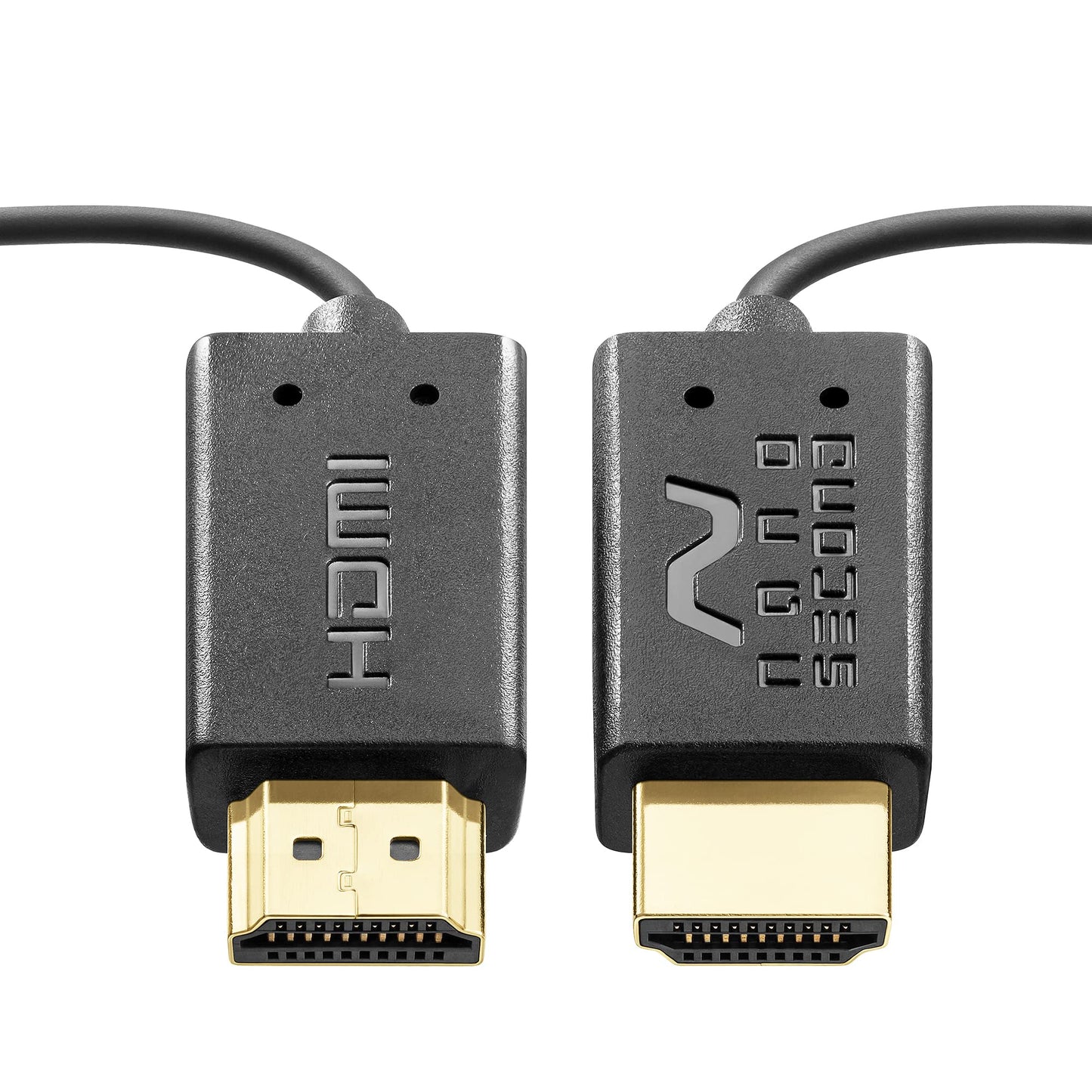 Nanosecond Extreme Slim 2.6' HDMI Cable - World's Thinnest and Most Flexible HDMI Cable. (2.6 Ft / 0.8m) High-Speed Supports Full 1080P, 4K, UltraHD