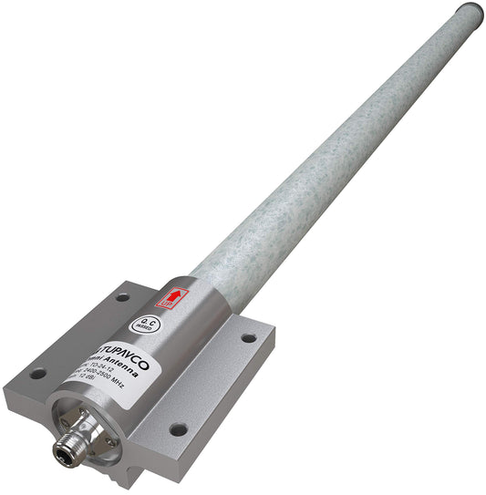 WiFi Outdoor Omni Antenna Gain 12dB 2.4Ghz Roof Mount (3 Feet Long) Wireless Network Extender/Repeater Range Pole(N-Female Cable Connector)