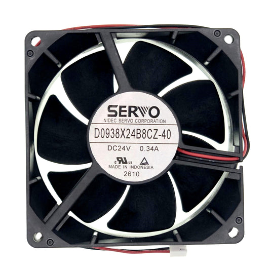 D0938X24B8CZ-40 Cooling Fan, 2-Wire DC24V 0.34A 92x92×38mm Cooling Fan