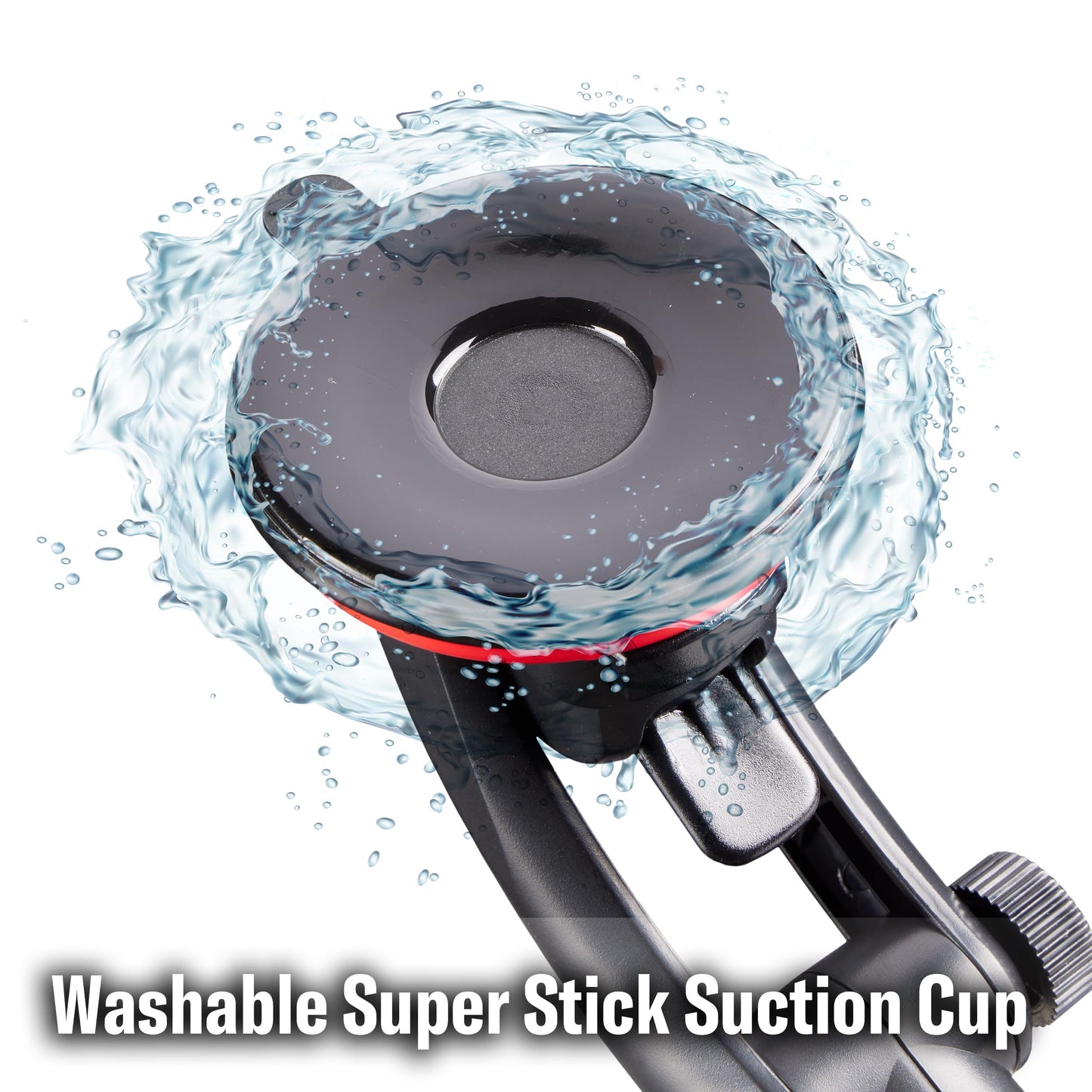 Tuff Tech Super Stick Windshield and Dash Mount Phone Holder, Universal Car Phone Holder