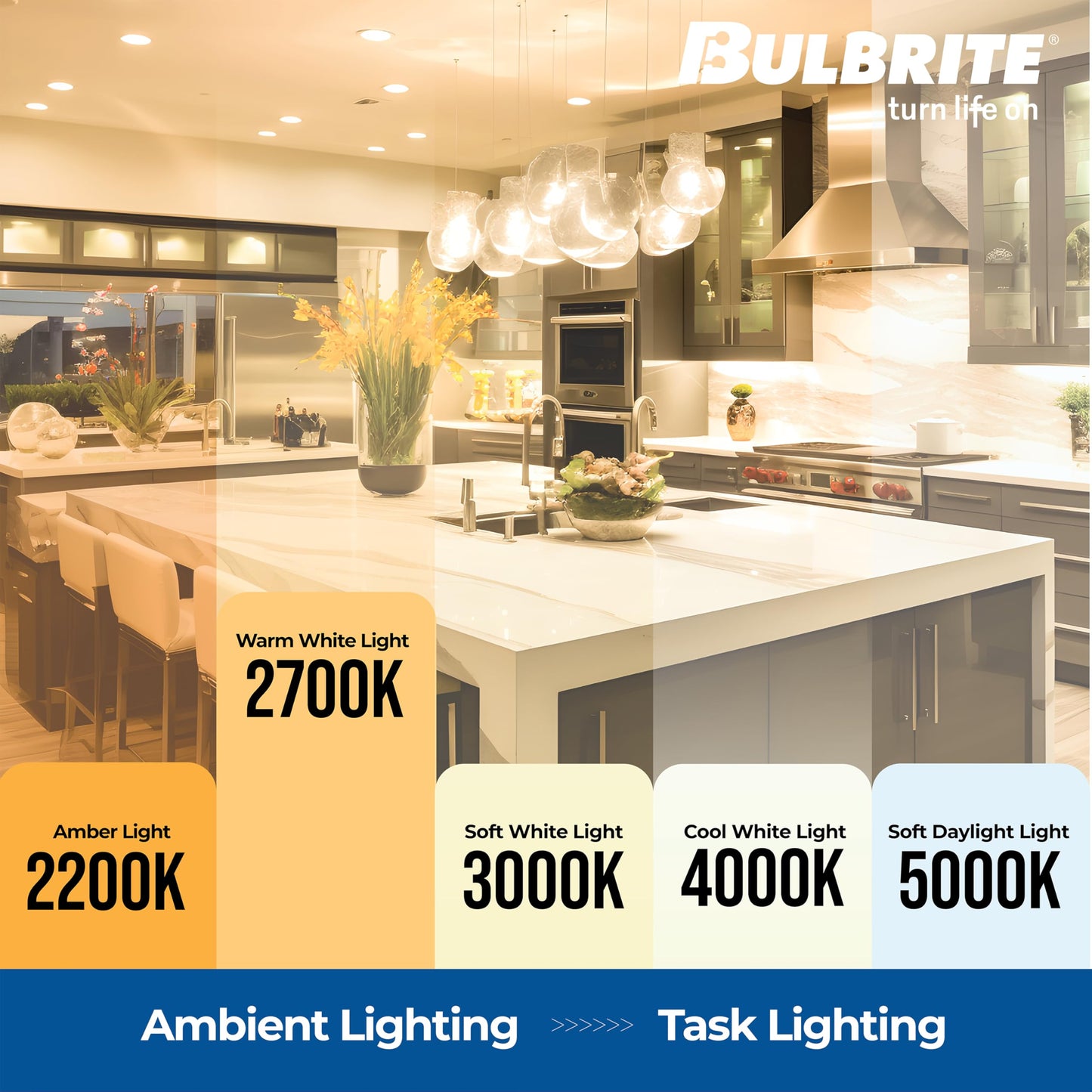 Bulbrite 776626 5 Watt B11 LED Filament Light Bulb, E12 Candelabra Base, 2700K 500 Lumens, 60W Equivalent (4 Pack)