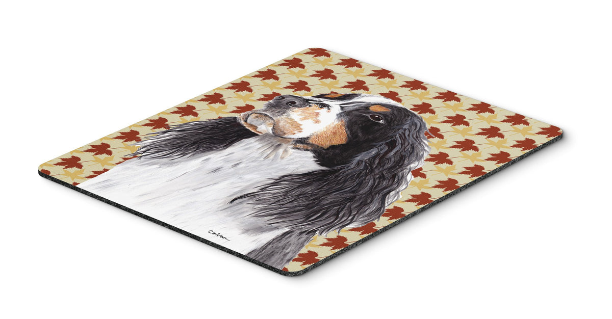 Caroline's Treasures SC9202MP Springer Spaniel Fall Leaves Portrait Mouse Pad, Hot Pad or Trivet for Home Office Gaming Working Computers Laptop Mouse