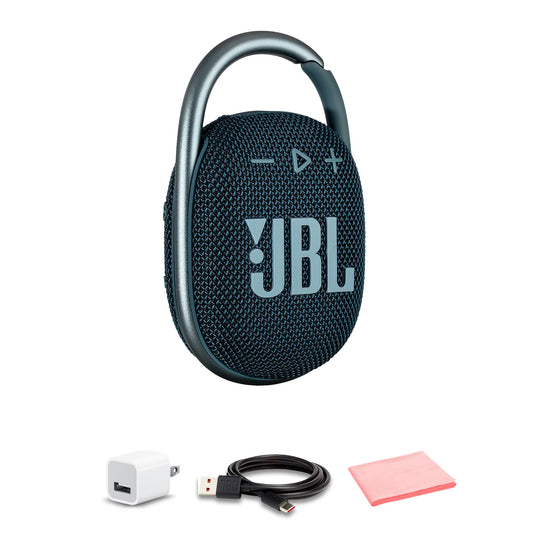 JBL Clip 4 Portable Bluetooth Speaker with Built-in Carabiner | Compact Wireless Waterproof IP67 Speaker for Travel and Outdoors| Bold Sound, Long