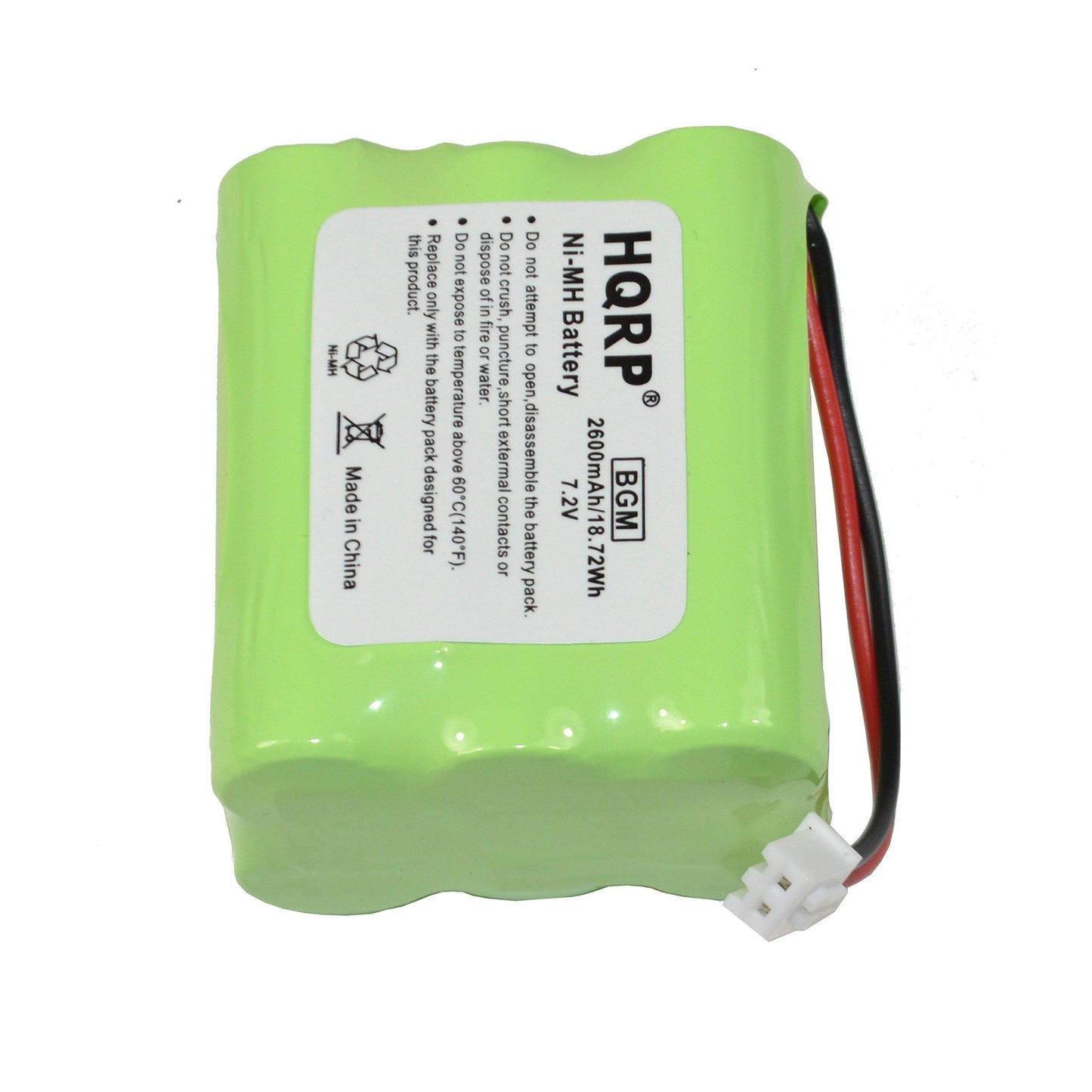 HQRP 7.2V Battery Compatible with Z-Wave Panel Security System Alarm 6MR2000AAY4Z 6MR1600AAY4Z