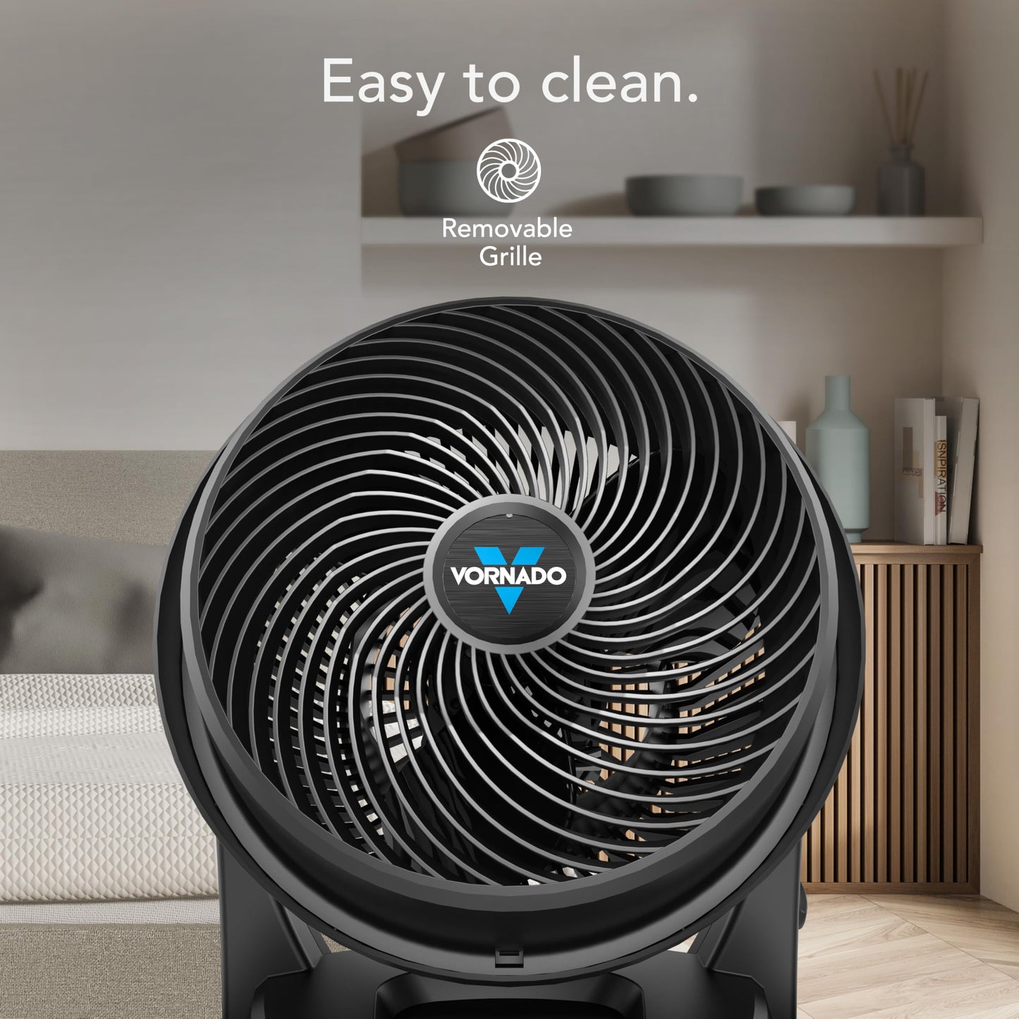 Vornado 630 Medium Air Circulator Fan, 3 Speed, Adjustable Tilt, Black