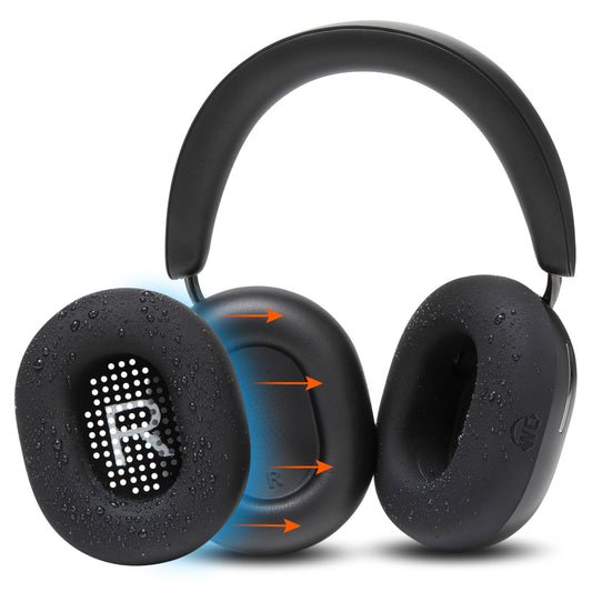 WC SweatZ Ace - Patented Earpad Sweat Covers for Sonos Ace Wireless Noise Cancelling Headphones by Wicked Cushions | Sweatproof & Easily Washable |