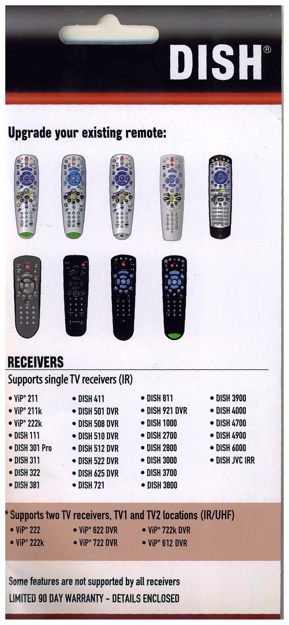 Dish DISH211 4-Device Universal Remote