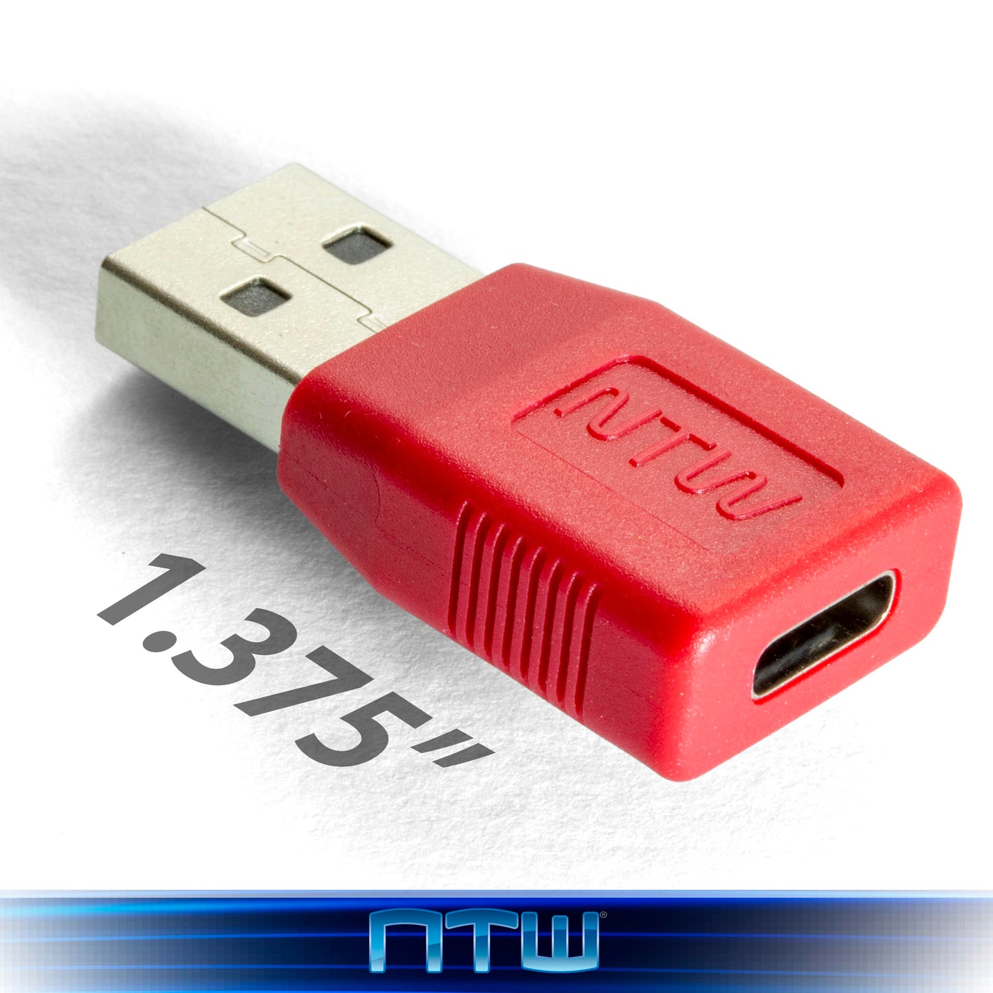 NTW USB Data Blocker/Charger Adapter - Secure Charging, Data Sync Protection, Juice Jacking Prevention - Charge Only (5PK) NUSBX-KDL-A3C2