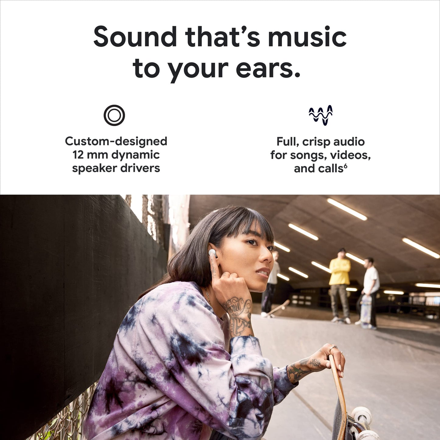 Google Pixel Buds A-Series True Wireless In-Ear Headphones - White (Renewed)