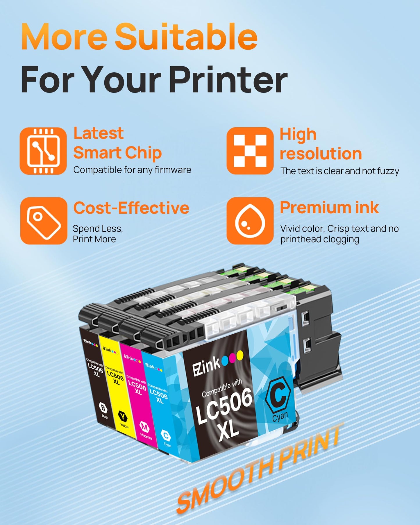 E-Z Ink LC506XL Compatible for Brother LC506 LC506XL LC506XXL Ink Cartridge