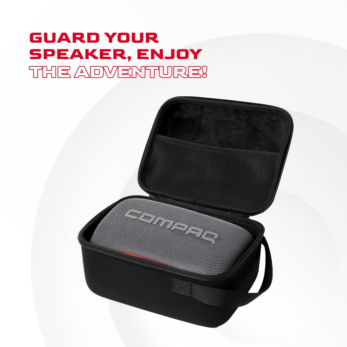 Compaq 65W Bluetooth Speaker - Portable Speaker with Bluetooth 5.4, IPX6 Waterproof, Uninterrupted Playtime, LED - Power and Performance for Indoor