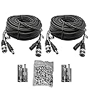 LETONDA 4K BNC Video Cable: Safer, More Reliable Integrated Video-Power Extension. Supports 4K Ultra-HD for Security Cameras, CCTV Monitoring & DVR