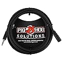 Pig Hog PHX35-10 3.5mm TRSF to 3.5mm TRSM Headphone Extension Cable, 10 Feet