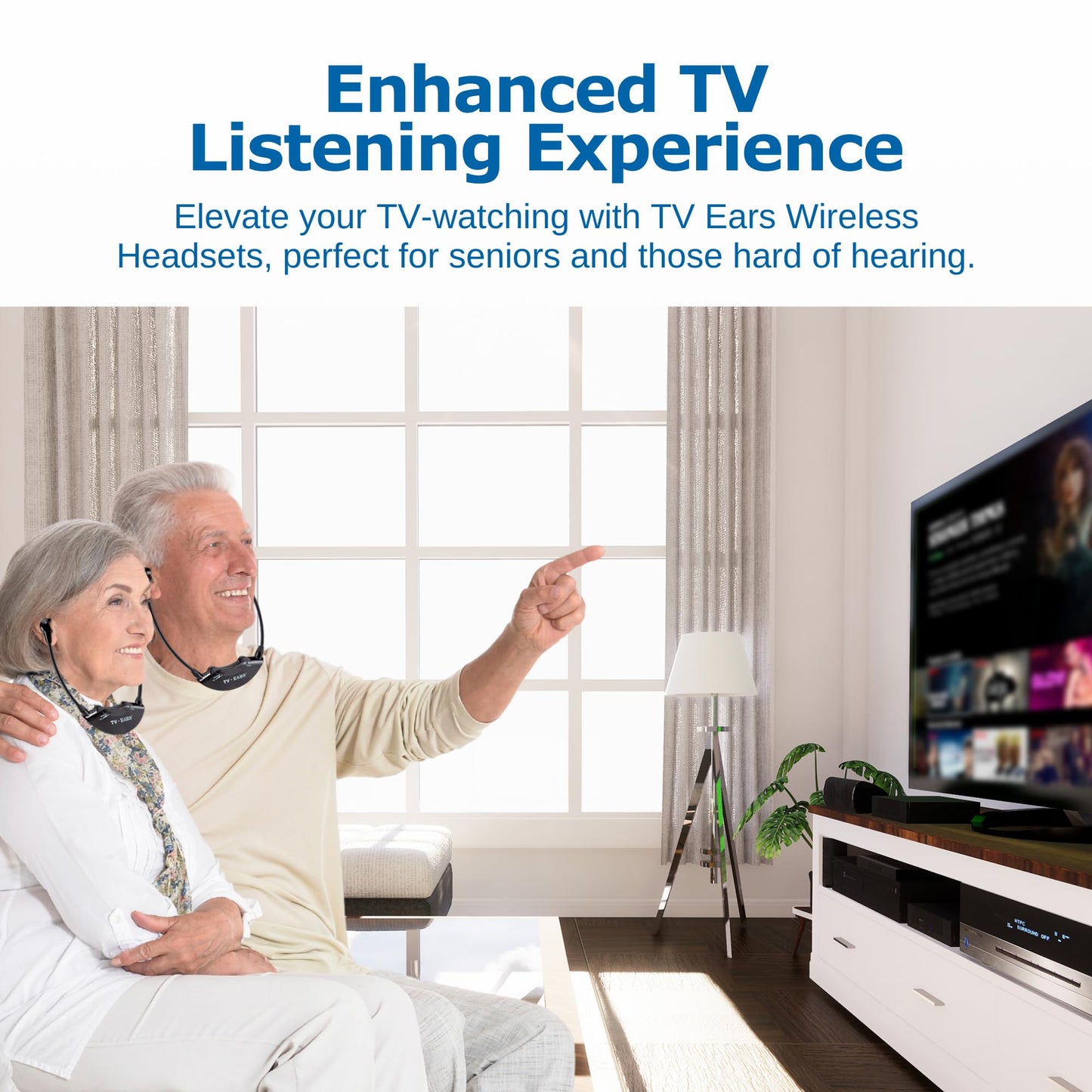 TV · EARS Additional Wireless Headset Compatible with all 5.0 Analog and Digital TV Ears Headset Systems, Ideal for Seniors & with Hearing