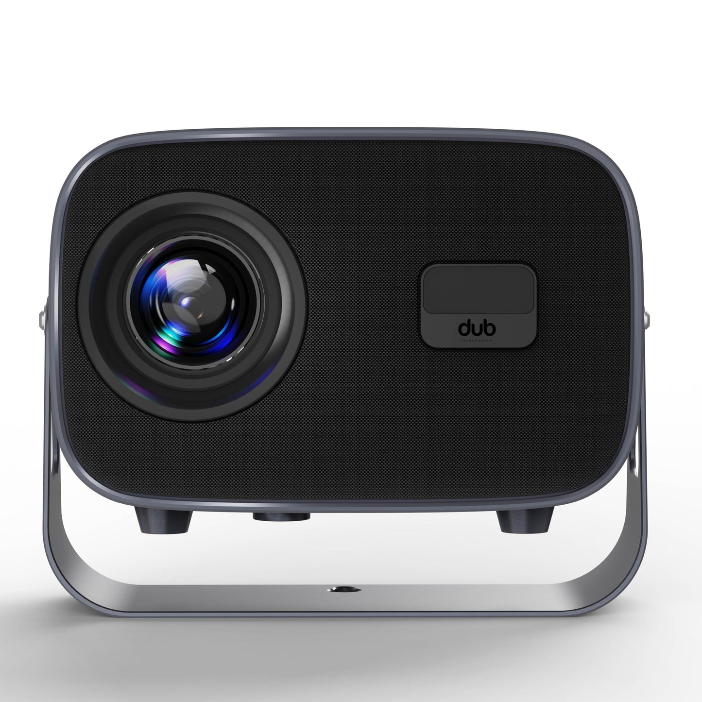 DUB Projector with Free TV App | Android 14 | FullHD | Built-in Speaker | WiFi & Bluetooth | Auto Focus | 2GB RAM | HDMI & USB | Remote + Case + Dust