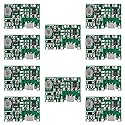 D-FLIFE 10pcs 18650 18650 Lithium Li-ion Battery Charger Module 2A USB TP4056 Adjustable Boost Module DC-DC 3.7V to 5V 9V 12V Step Up Boost Module…