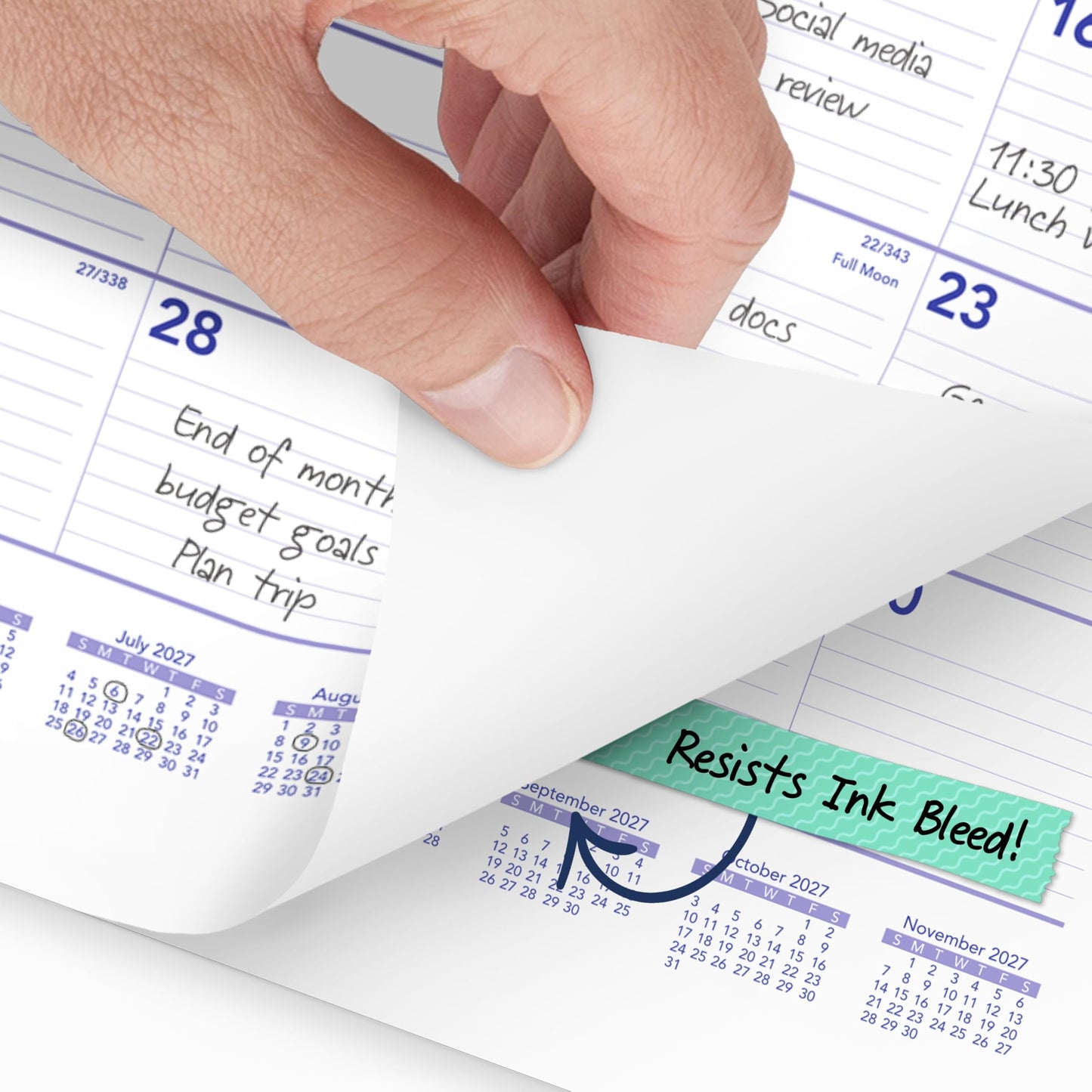 AT-A-GLANCE 2027 Wall Calendar, Monthly, 15" x 12" Planner, Ruled Daily Blocks (PM82827)