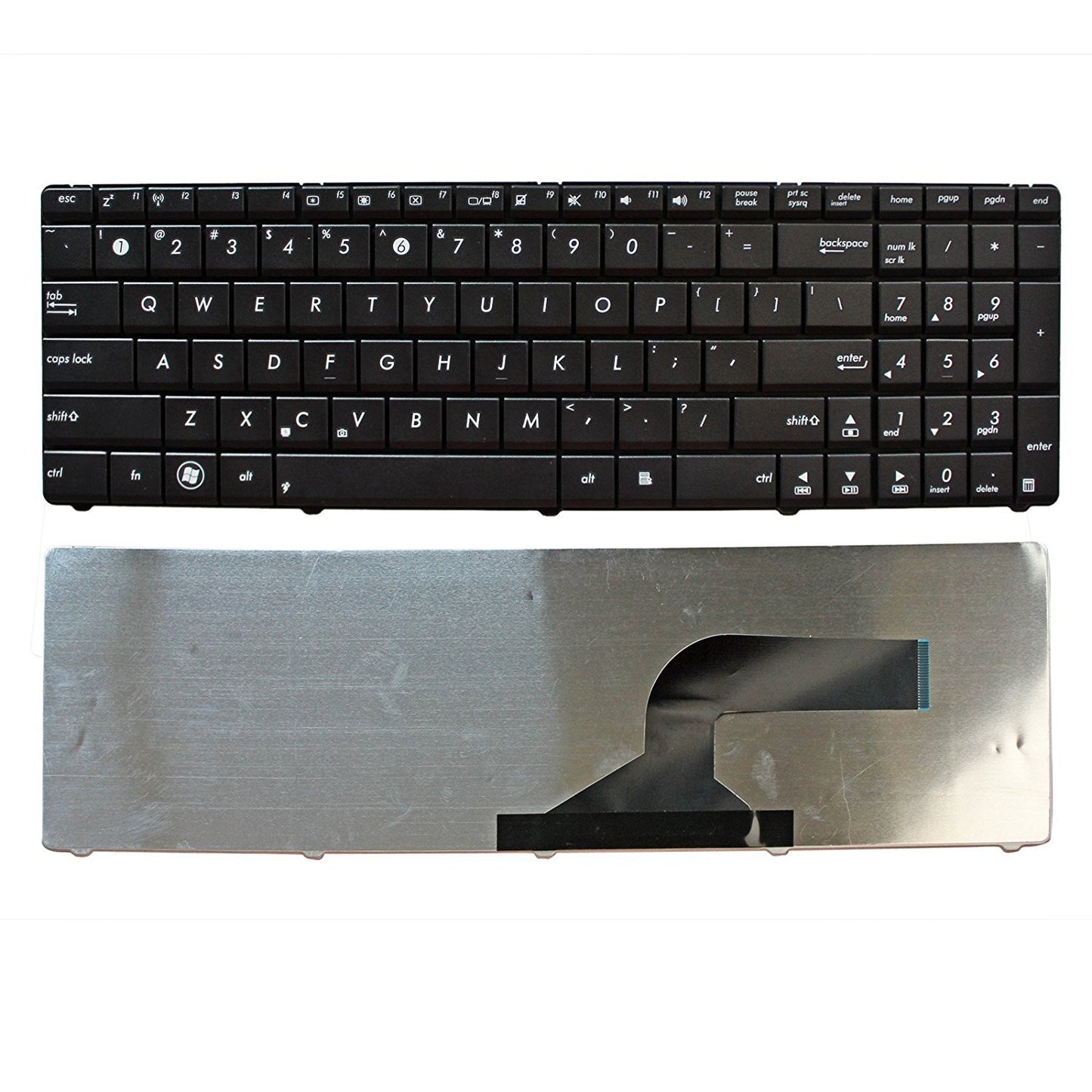 New Laptop Keyboard Replacement for Asus X55 X55A X55C X55U X55V X55VD US Layout Black Color