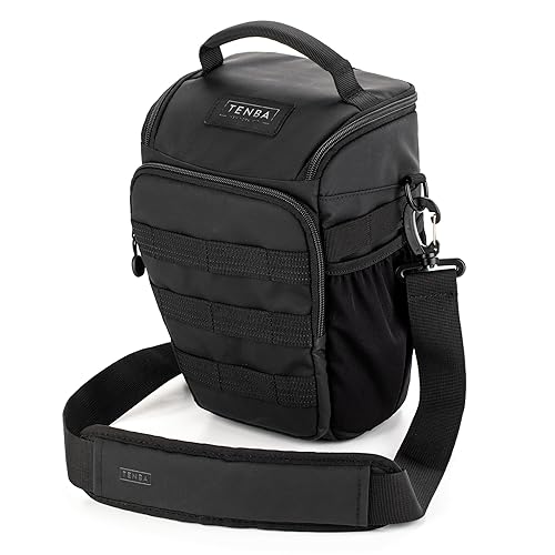 Tenba Axis v2 4L Top Loader Camera Bag for DSLR or Mirrorless Camera with Attached 24-70mm (or 70-200mm 2.8 When Bag is expanded) - Black (637-750)