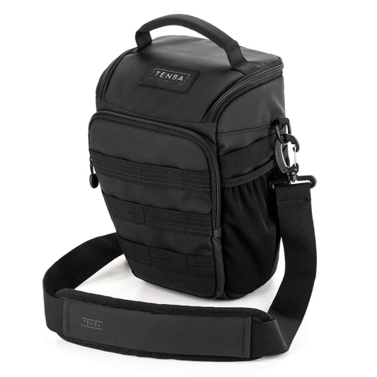 Tenba Axis v2 4L Top Loader Camera Bag for DSLR or Mirrorless Camera with Attached 24-70mm (or 70-200mm 2.8 When Bag is expanded) - Black (637-750)