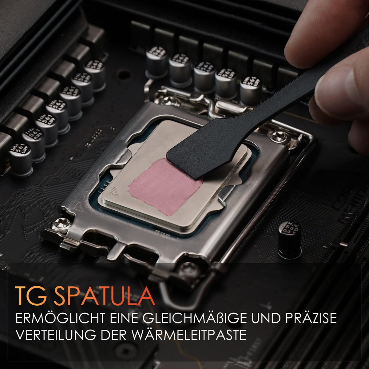 Thermal Grizzly TG Spatula (3 Pieces) - Perfect Application and Spread of Thermal Paste - Even and Precise Compound Distribution CPU/GPU/PS4/PS5/Xbox