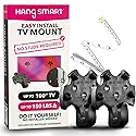 HangSmart TV® Wall Mount NO Stud - Original & Patented Easy Install, DIY for 19-100" TVs, Holds Up to 150LBS, Fits Most LED LCD Flat Screens