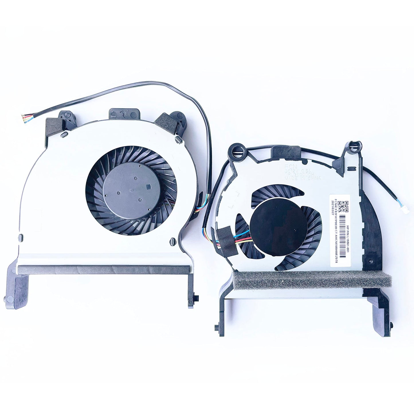 Fleshy Leaf 2PCS CPU Cooling Fan Replacement for HP Elitedesk 800 G4 800 G5 705 G4 705 G5 ProDesk 400 G4 405 G4 405 G5 400 G5 400 G6 600 G4 600 G5