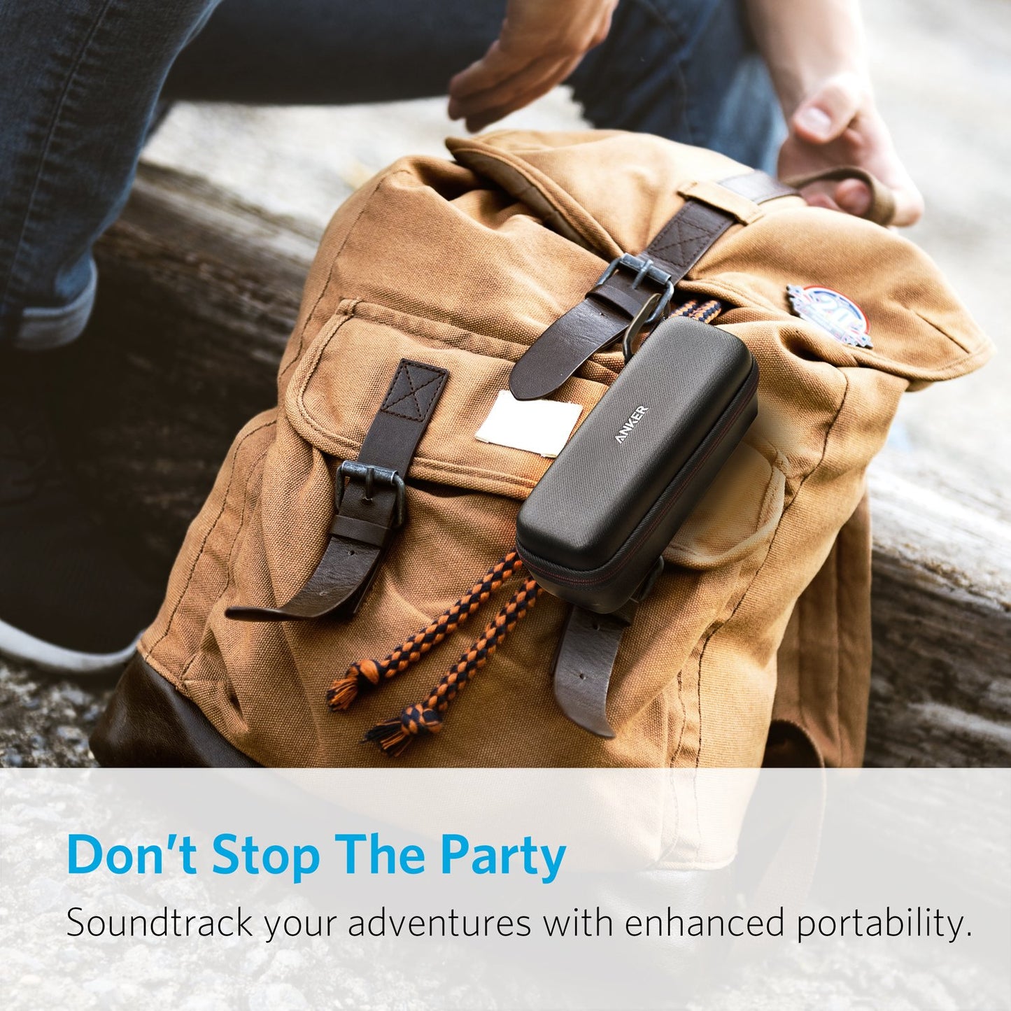 SoundCore Official Travel Case (for SoundCore 2 Speaker/Anker 737 Power Bank) - PU Leather Premium Protection Carry Case
