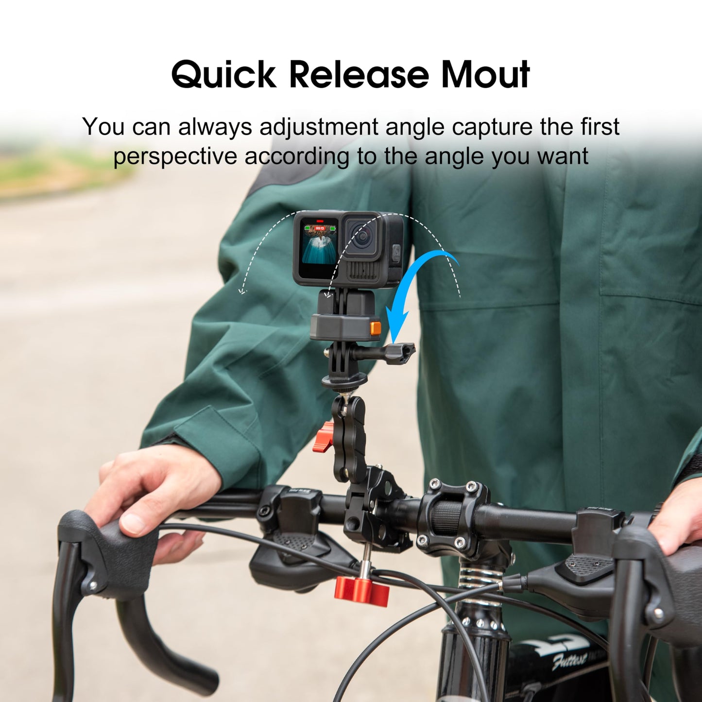 Quick Release Plate Mount for DJI Osmo Action 6 5 pro for Gopro Hero 13 12 11 10 9 8 Claw Tripod QR Adapter, Quick Setup Kit Compatible with Gopro