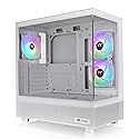 Thermaltake View 270 Plus TG ARGB Snow Mid Tower E-ATX Case; 3x120mm ARGB Fans Included; Support Up to 360mm Radiator; Front & Side Dual Tempered