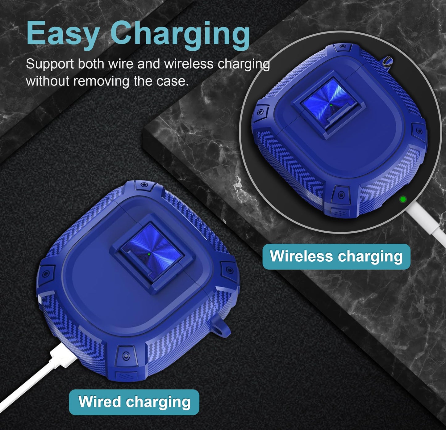 Case for Bose QuietComfort Ultra Earbuds (2023) / Bose QuietComfort Earbuds II (2022), Shockproof Protective Cover for Bose QC Ultra Earbuds Case