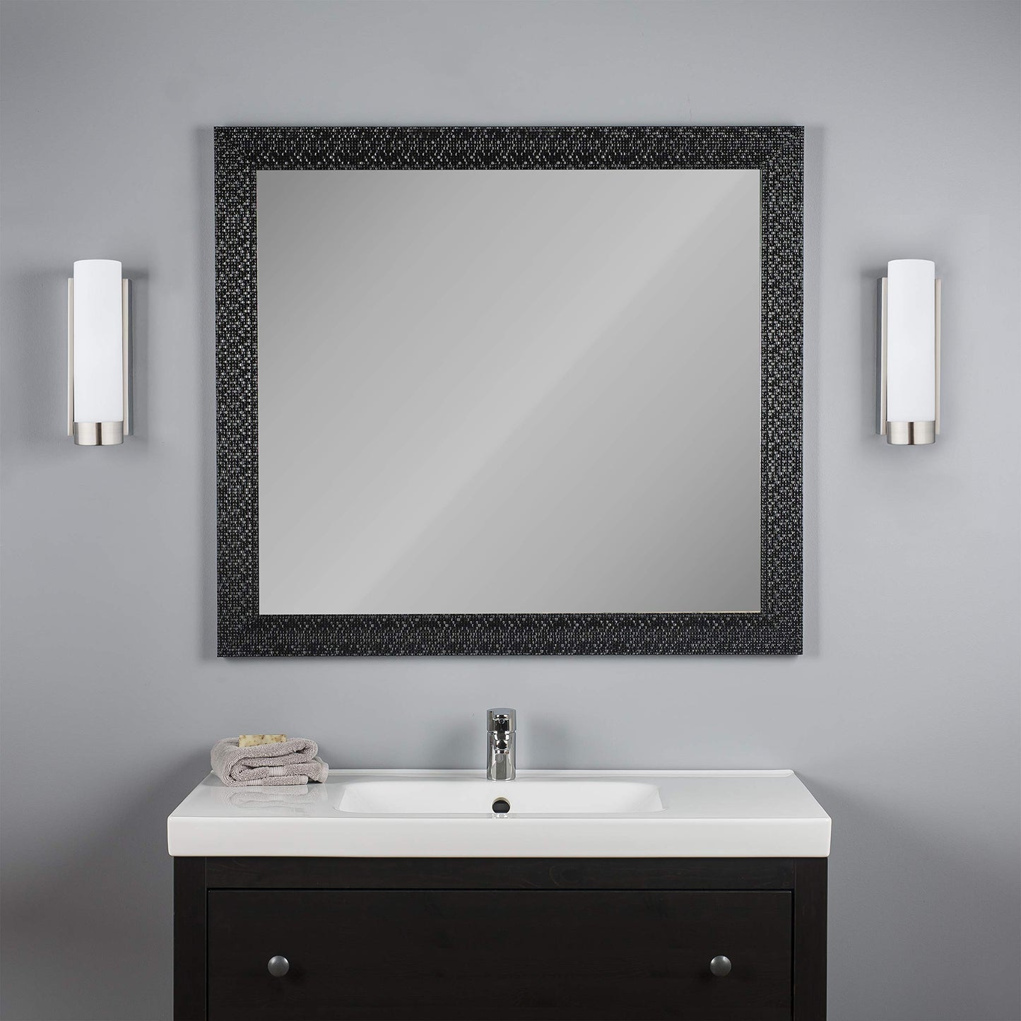 Linea di Liara Elina Brushed Nickel Wall Sconce Frosted Glass Shade Modern Sconces Wall Lighting Fixture Bathroom Sconce Vanity Wall Sconce and Wall